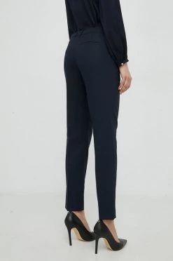 Γυναικεία Υφασμάτινα Μάλλινα παντελόνια BOSS ναυτικό μπλε, -Boss Κατάστημα πωλήσεων unnamed file 1609