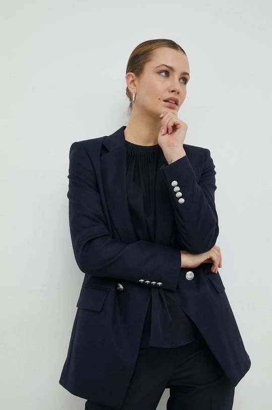 Γυναικεία Σακάκια Μαλλί μπουφάν BOSS ναυτικό μπλε, 4 Γυναικεία Σακάκια Μαλλί μπουφάν BOSS ναυτικό μπλε, - Image 2