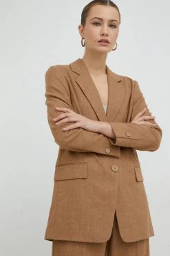 Γυναικεία Σακάκια Μπλέιζερ με μίγμα μαλλιού BOSS μπεζ, -Boss Κατάστημα πωλήσεων unnamed file 1631