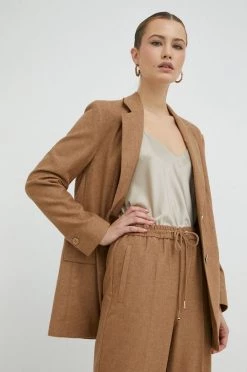 Γυναικεία Σακάκια Μπλέιζερ με μίγμα μαλλιού BOSS μπεζ, -Boss Κατάστημα πωλήσεων unnamed file 1632