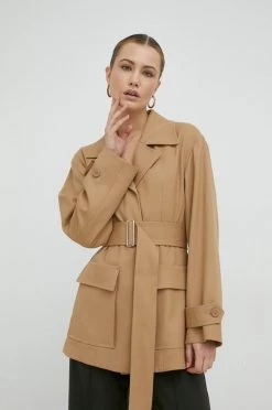 Γυναικεία Παλτά Μάλλινο παλτό BOSS μπεζ, -Boss Κατάστημα πωλήσεων unnamed file 1637