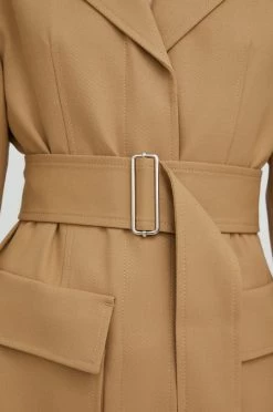 Γυναικεία Παλτά Μάλλινο παλτό BOSS μπεζ, -Boss Κατάστημα πωλήσεων unnamed file 1638