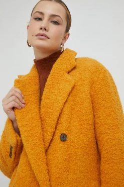 Γυναικεία Παλτά Μάλλινο παλτό BOSS κίτρινο, -Boss Κατάστημα πωλήσεων unnamed file 1649