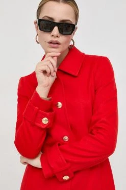 Γυναικεία Παλτά Μάλλινο παλτό BOSS κόκκινο, -Boss Κατάστημα πωλήσεων unnamed file 1664