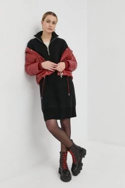 Γυναικεία Φορέματα Μάλλινο φόρεμα BOSS μαύρο, -Boss Κατάστημα πωλήσεων unnamed file 1678