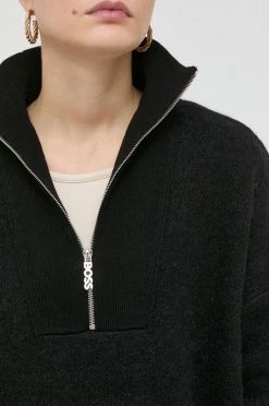 Γυναικεία Φορέματα Μάλλινο φόρεμα BOSS μαύρο, -Boss Κατάστημα πωλήσεων unnamed file 1682