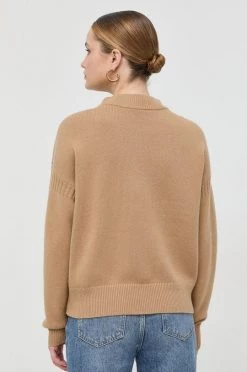 Γυναικεία Χωρίς φερμουάρ Μάλλινο πουλόβερ BOSS χρώμα: μπεζ, -Boss Κατάστημα πωλήσεων unnamed file 1700