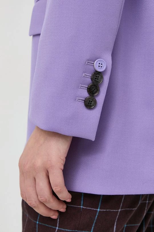 Γυναικεία Σακάκια Μαλλί μπουφάν BOSS μοβ, 7 Γυναικεία Σακάκια Μαλλί μπουφάν BOSS μοβ, - Image 5