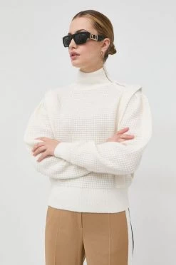 Γυναικεία Χωρίς φερμουάρ Μάλλινο πουλόβερ BOSS χρώμα: μπεζ, -Boss Κατάστημα πωλήσεων unnamed file 1735