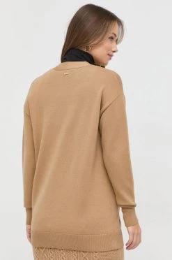 Γυναικεία Με φερμουάρ Μάλλινη ζακέτα BOSS μπεζ -Boss Κατάστημα πωλήσεων unnamed file 1739