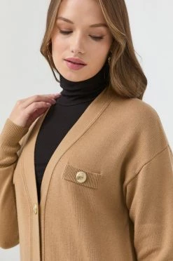 Γυναικεία Με φερμουάρ Μάλλινη ζακέτα BOSS μπεζ -Boss Κατάστημα πωλήσεων unnamed file 1740