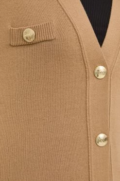 Γυναικεία Με φερμουάρ Μάλλινη ζακέτα BOSS μπεζ -Boss Κατάστημα πωλήσεων unnamed file 1741