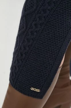 Γυναικεία Φούστες Φούστα με μείγμα κασμίρ BOSS ναυτικό μπλε, -Boss Κατάστημα πωλήσεων unnamed file 1750