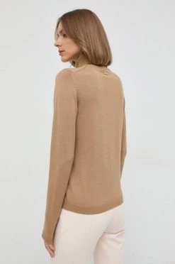 Γυναικεία Χωρίς φερμουάρ Μάλλινο πουλόβερ BOSS χρώμα: μπεζ, -Boss Κατάστημα πωλήσεων unnamed file 1763