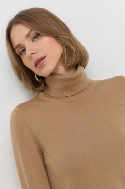 Γυναικεία Χωρίς φερμουάρ Μάλλινο πουλόβερ BOSS χρώμα: μπεζ, -Boss Κατάστημα πωλήσεων unnamed file 1764