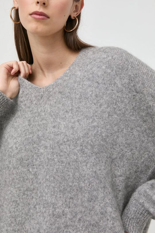 Γυναικεία Χωρίς φερμουάρ Μάλλινο πουλόβερ BOSS χρώμα: γκρι, 7 Γυναικεία Χωρίς φερμουάρ Μάλλινο πουλόβερ BOSS χρώμα: γκρι, - Image 5