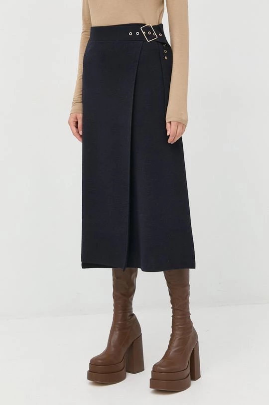 Γυναικεία Φούστες Μάλλινη φούστα BOSS ναυτικό μπλε, 3 Γυναικεία Φούστες Μάλλινη φούστα BOSS ναυτικό μπλε,