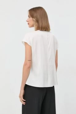 Γυναικεία Μπλούζες Μεταξωτή μπλούζα BOSS χρώμα: άσπρο -Boss Κατάστημα πωλήσεων unnamed file 1792