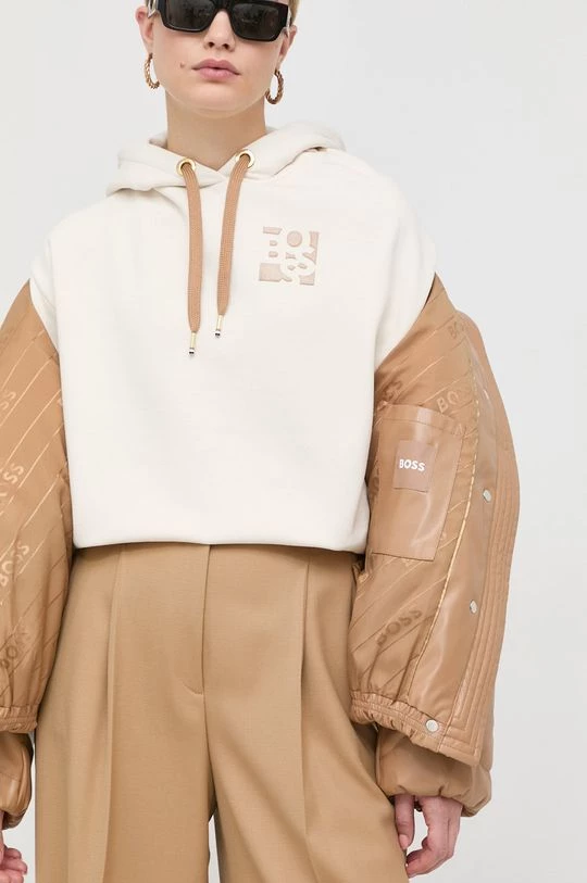 Γυναικεία Κοντά μπουφάν Μπουφάν BOSS μπεζ, 8 Γυναικεία Κοντά μπουφάν Μπουφάν BOSS μπεζ, - Image 6