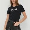 Γυναικεία Κοντομάνικο Βαμβακερό μπλουζάκι BOSS μαύρο -Boss Κατάστημα πωλήσεων unnamed file 1821