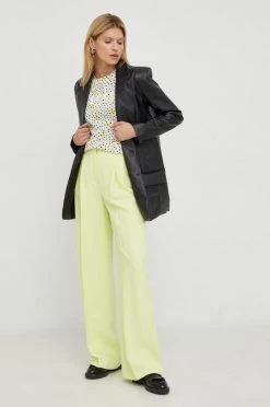 Γυναικεία Κοντομάνικο Βαμβακερό μπλουζάκι BOSS καφέ -Boss Κατάστημα πωλήσεων unnamed file 1832