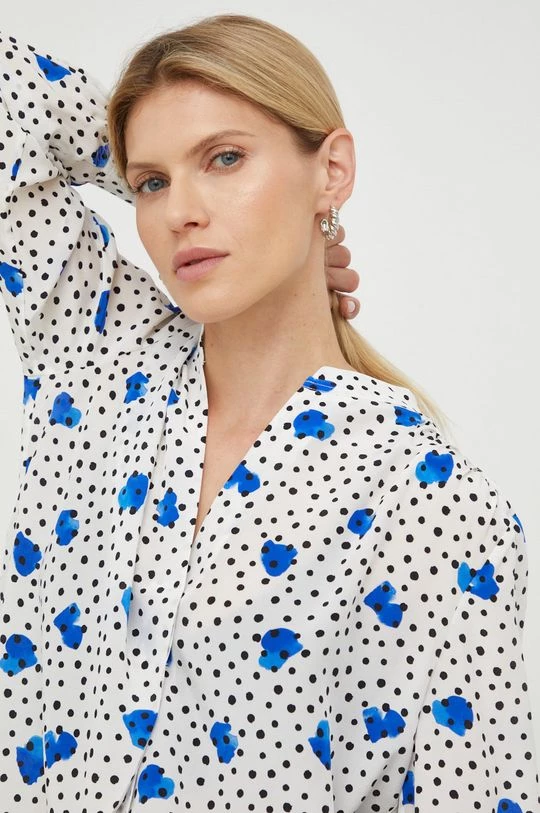 Γυναικεία Πουκάμισα Μεταξωτό πουκάμισο BOSS μπλε 3 Γυναικεία Πουκάμισα Μεταξωτό πουκάμισο BOSS μπλε