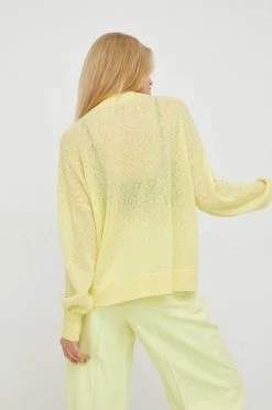 Γυναικεία Χωρίς φερμουάρ Πουλόβερ με προσθήκη μαλλιού BOSS χρώμα: κίτρινο, -Boss Κατάστημα πωλήσεων unnamed file 1867