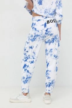 Γυναικεία Παντελόνια φόρμας Βαμβακερό παντελόνι BOSS μπλε -Boss Κατάστημα πωλήσεων unnamed file 1891