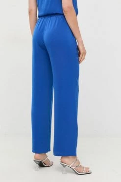 Γυναικεία Υφασμάτινα Παντελόνι BOSS χάλυβα μπλε -Boss Κατάστημα πωλήσεων unnamed file 1910