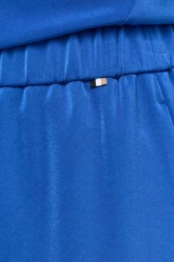 Γυναικεία Υφασμάτινα Παντελόνι BOSS χάλυβα μπλε -Boss Κατάστημα πωλήσεων unnamed file 1911