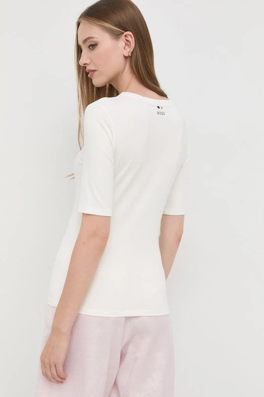 Γυναικεία Κοντομάνικο Μπλουζάκι BOSS μπεζ 5 Γυναικεία Κοντομάνικο Μπλουζάκι BOSS μπεζ - Image 3