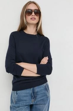 Γυναικεία Χωρίς φερμουάρ Μάλλινο πουλόβερ BOSS χρώμα: ναυτικό μπλε, -Boss Κατάστημα πωλήσεων unnamed file 1951