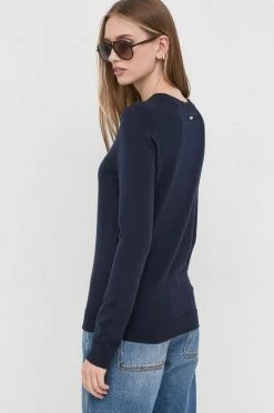 Γυναικεία Χωρίς φερμουάρ Μάλλινο πουλόβερ BOSS χρώμα: ναυτικό μπλε, -Boss Κατάστημα πωλήσεων unnamed file 1952