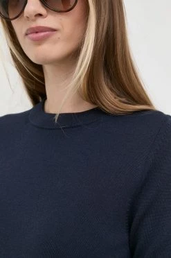 Γυναικεία Χωρίς φερμουάρ Μάλλινο πουλόβερ BOSS χρώμα: ναυτικό μπλε, -Boss Κατάστημα πωλήσεων unnamed file 1953