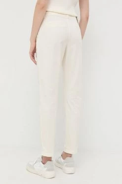 Γυναικεία Υφασμάτινα Παντελόνι BOSS μπεζ, -Boss Κατάστημα πωλήσεων unnamed file 1960