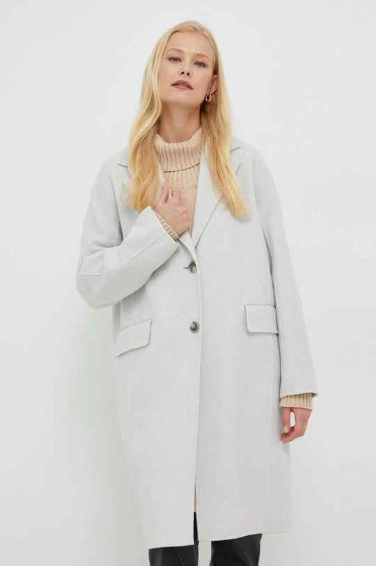 Γυναικεία Παλτά Μάλλινο παλτό BOSS γκρι, 3 Γυναικεία Παλτά Μάλλινο παλτό BOSS γκρι,