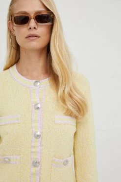 Γυναικεία Με φερμουάρ Πλεκτή ζακέτα BOSS κίτρινο -Boss Κατάστημα πωλήσεων unnamed file 1987