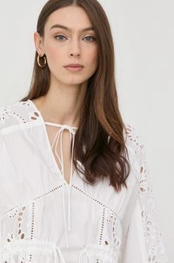 Γυναικεία Μπλούζες Βαμβακερή μπλούζα BOSS χρώμα: άσπρο -Boss Κατάστημα πωλήσεων unnamed file 2026