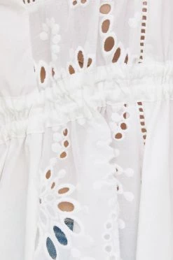 Γυναικεία Μπλούζες Βαμβακερή μπλούζα BOSS χρώμα: άσπρο -Boss Κατάστημα πωλήσεων unnamed file 2027