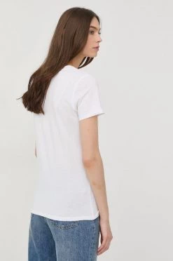 Γυναικεία Κοντομάνικο Βαμβακερό μπλουζάκι BOSS άσπρο -Boss Κατάστημα πωλήσεων unnamed file 2041