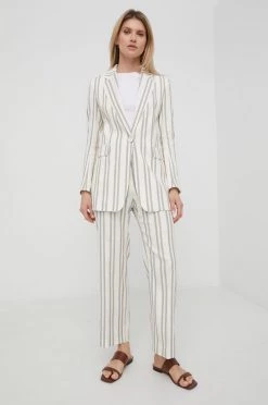 Γυναικεία Σακάκια Blazer με μείγμα λινών BOSS πολύχρωμο