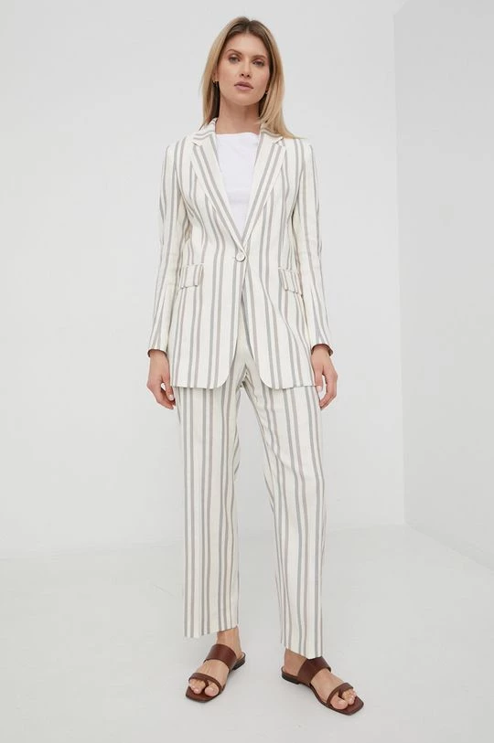 Γυναικεία Σακάκια Blazer με μείγμα λινών BOSS πολύχρωμο 3 Γυναικεία Σακάκια Blazer με μείγμα λινών BOSS πολύχρωμο