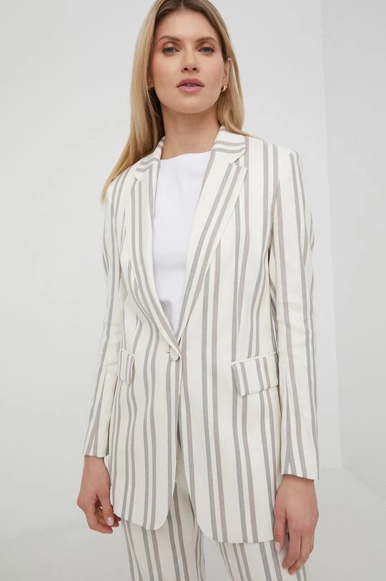 Γυναικεία Σακάκια Blazer με μείγμα λινών BOSS πολύχρωμο 4 Γυναικεία Σακάκια Blazer με μείγμα λινών BOSS πολύχρωμο - Image 2