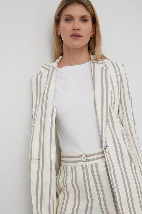 Γυναικεία Σακάκια Blazer με μείγμα λινών BOSS πολύχρωμο 8 Γυναικεία Σακάκια Blazer με μείγμα λινών BOSS πολύχρωμο - Image 6