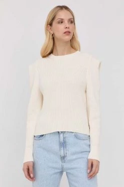 Γυναικεία Χωρίς φερμουάρ Ένα πουλόβερ σε μείγμα μεταξιού BOSS χρώμα: μπεζ, -Boss Κατάστημα πωλήσεων unnamed file 2176