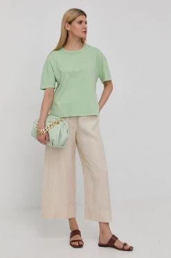 Γυναικεία Κοντομάνικο Βαμβακερό μπλουζάκι BOSS πράσινο -Boss Κατάστημα πωλήσεων unnamed file 2185