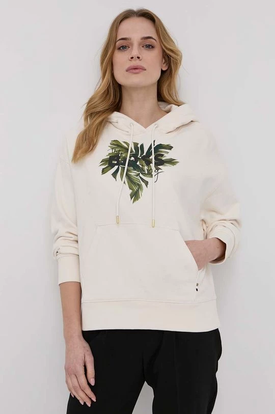 Γυναικεία Χωρίς φερμουάρ Βαμβακερή μπλούζα Boss μπεζ, 4 Γυναικεία Χωρίς φερμουάρ Βαμβακερή μπλούζα Boss μπεζ, - Image 2