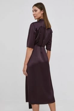 Γυναικεία Φορέματα Boss - Φόρεμα σκούρο μωβ -Boss Κατάστημα πωλήσεων unnamed file 2206