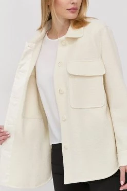 Γυναικεία Πουκάμισα Μάλλινο πουκάμισο Boss μπεζ -Boss Κατάστημα πωλήσεων unnamed file 2219