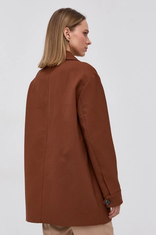 Γυναικεία Παλτά Παλτό Boss καφέ 5 Γυναικεία Παλτά Παλτό Boss καφέ - Image 3